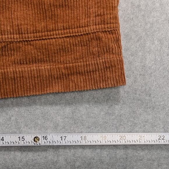 Gilli Corduroy Mini Skirt Brown Front Zip Up Pockets  Casual Womens Size Medium - Picture 12 of 15